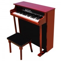 Schoenhut Traditional Deluxe Spinet Toy Piano 37 Key Mahogany/Bl